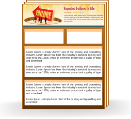 Repeated failures in life