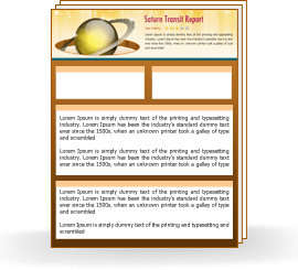 Saturn Transit Report
