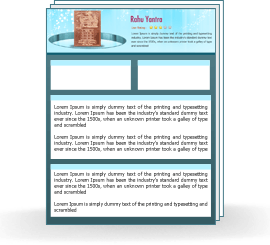 Rahu Yantra - Copper