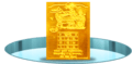 Rahu Yantra - Gold Plated